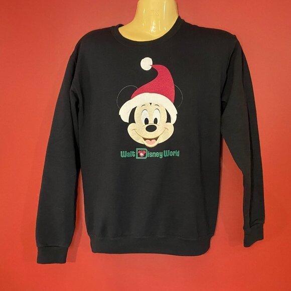 Walt Disney World Mickey Mouse Holiday Sweatshirt - Youth Size XL - Picture 1 of 3